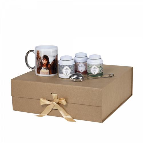 Geschenkbox Tea Time Gottlieber mit personalisierbarer Fototasse