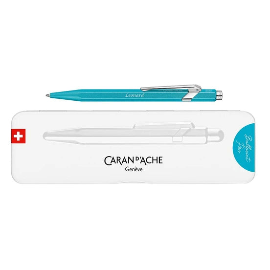 Personalisierbarer Caran d'Ache Kulli Türkisblau