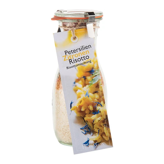 Petersilie-Zitronen Risotto Mischung im Weckglas