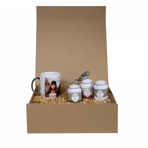 Geschenkbox Tea Time Gottlieber mit personalisierbarer Fototasse