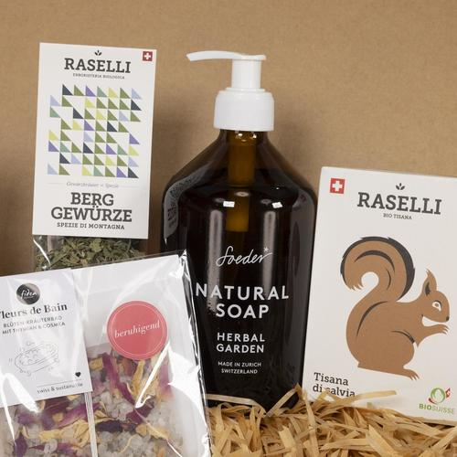 Geschenkset Wellness Schweizer Bergluft