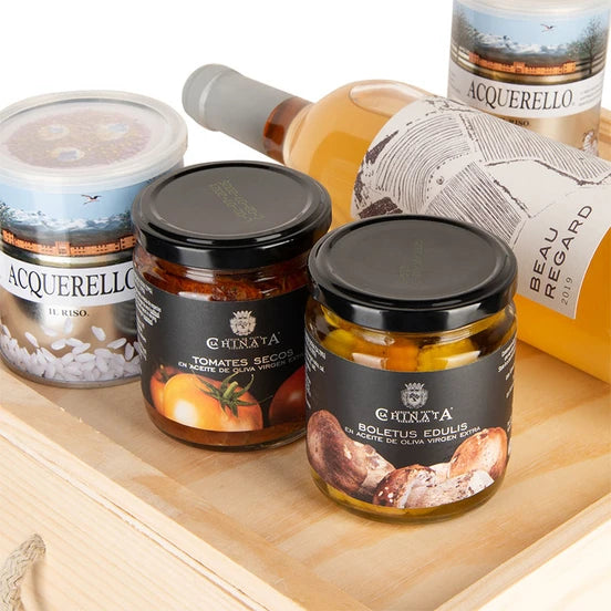 Gourmet Risotto Box in edler Holzkiste