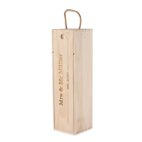 Personalisierbare Weinkiste mit Insoglio del Cinghiale 0.75 l