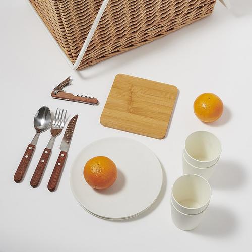 Sunnylife Picknickkorb Natural für zwei Personen