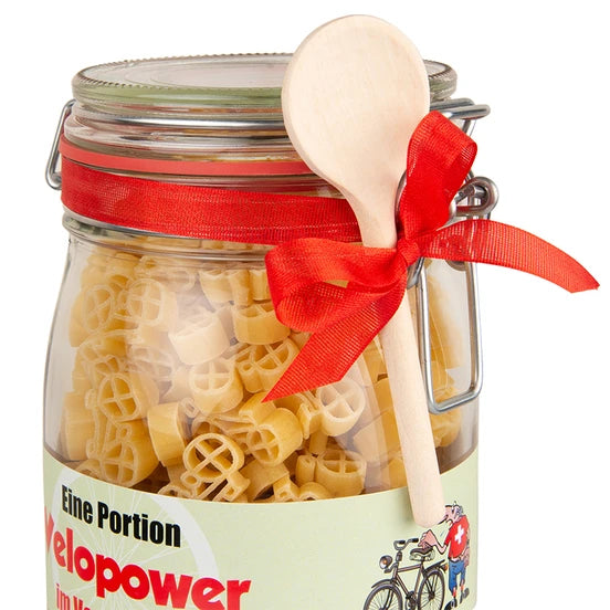 Velopower Pasta im Vorratsglas